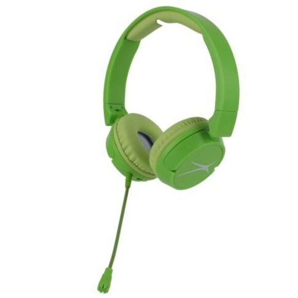 Altec Lansing Kid's Green 3-in-1 Volume Limiting Over the Ear Headphones - Picture 2 of 11